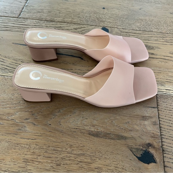 Journee Collection Women's Jaydin Tru Comfort Slip On Sandals, Nude Size 8.5M - Picture 8 of 11